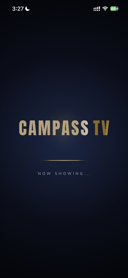 Campass TV splash screen