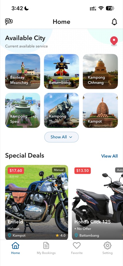 Upper+ home — available cities & deals